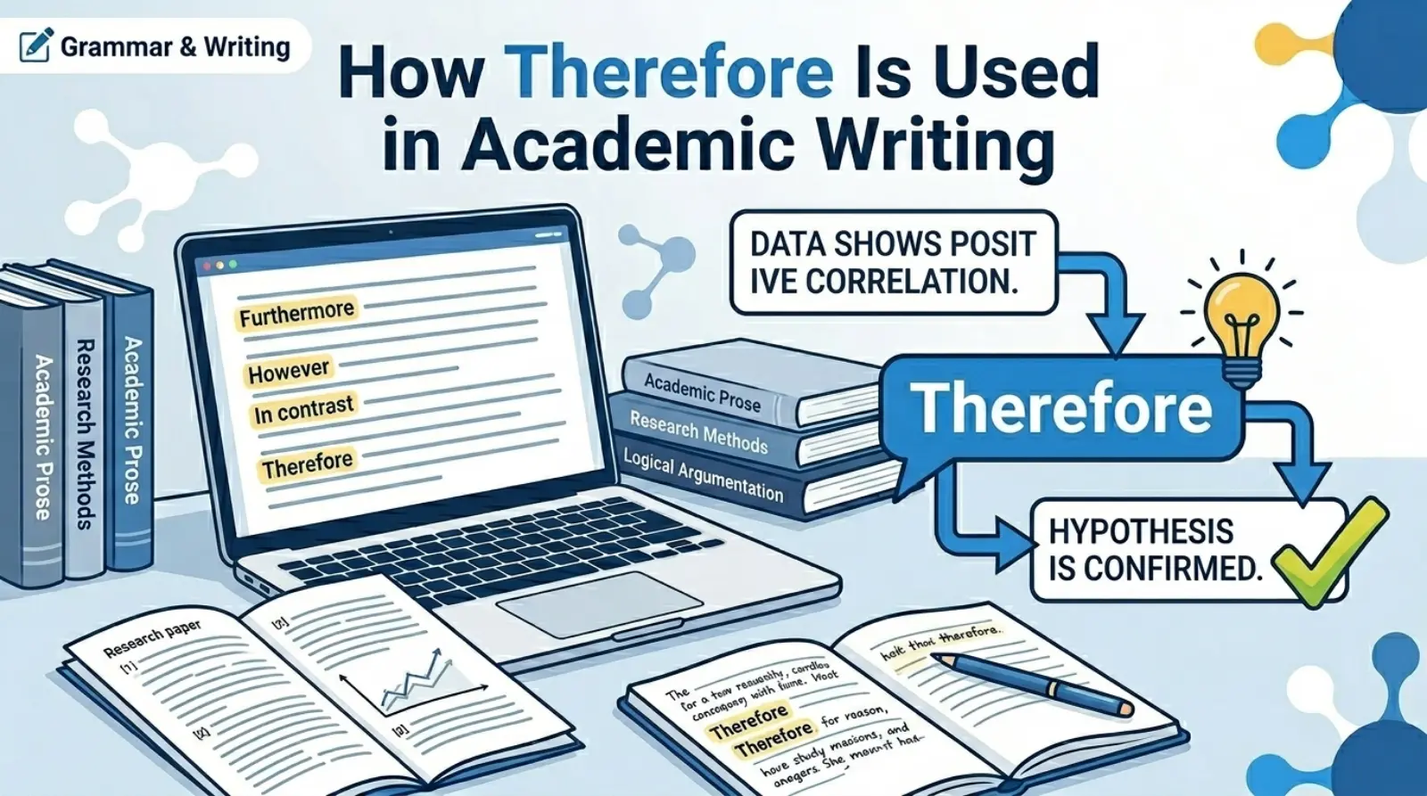 How Therefore Is Used in Academic Writing