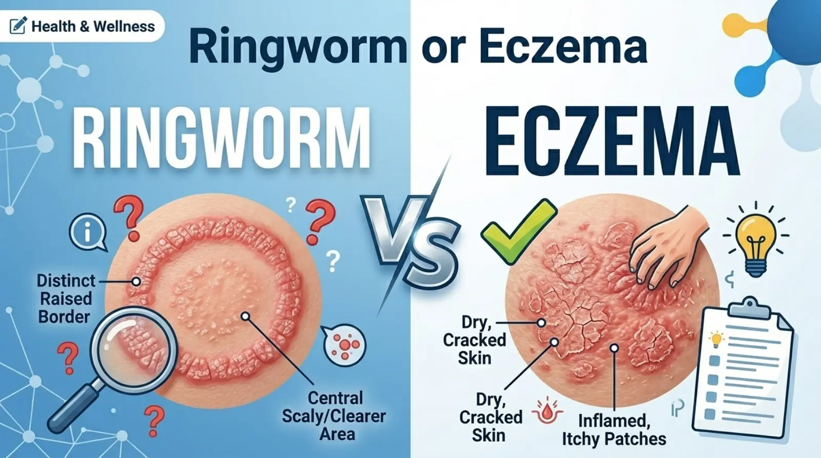 ringworm or eczema