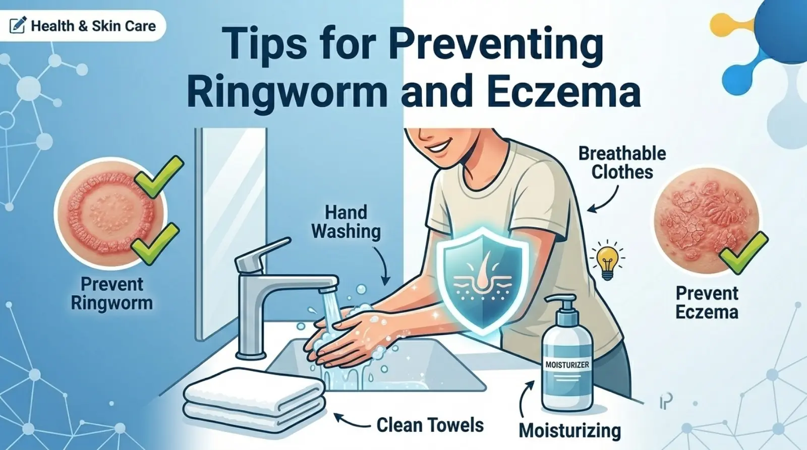 Tips for Preventing Ringworm and Eczema