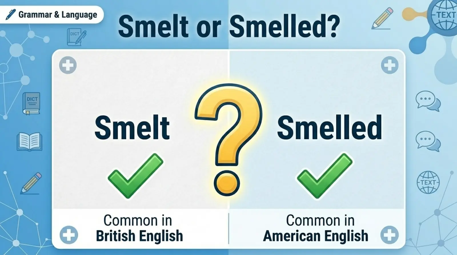 smelt or smelled