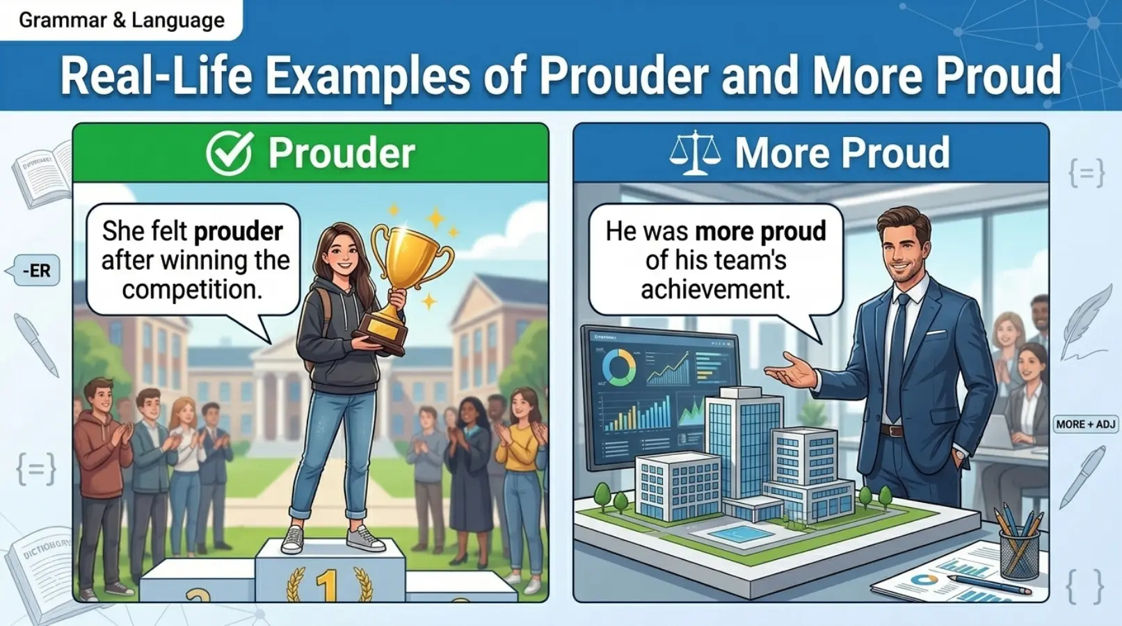 Real-Life Examples of Prouder and More Proud