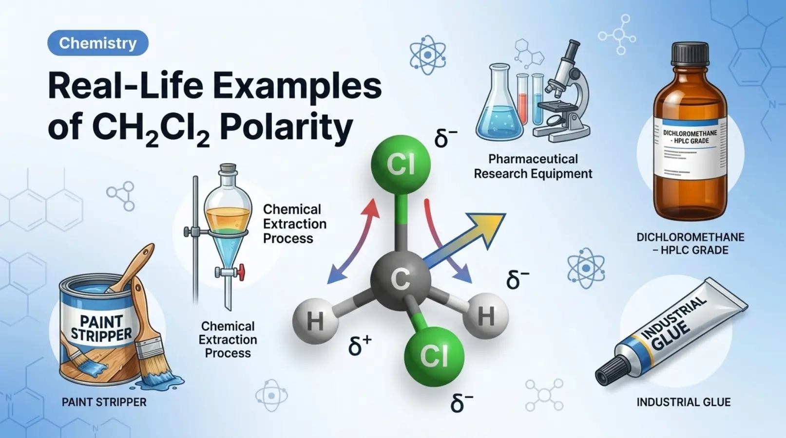 Real-Life Examples of CH2Cl2 Polarity