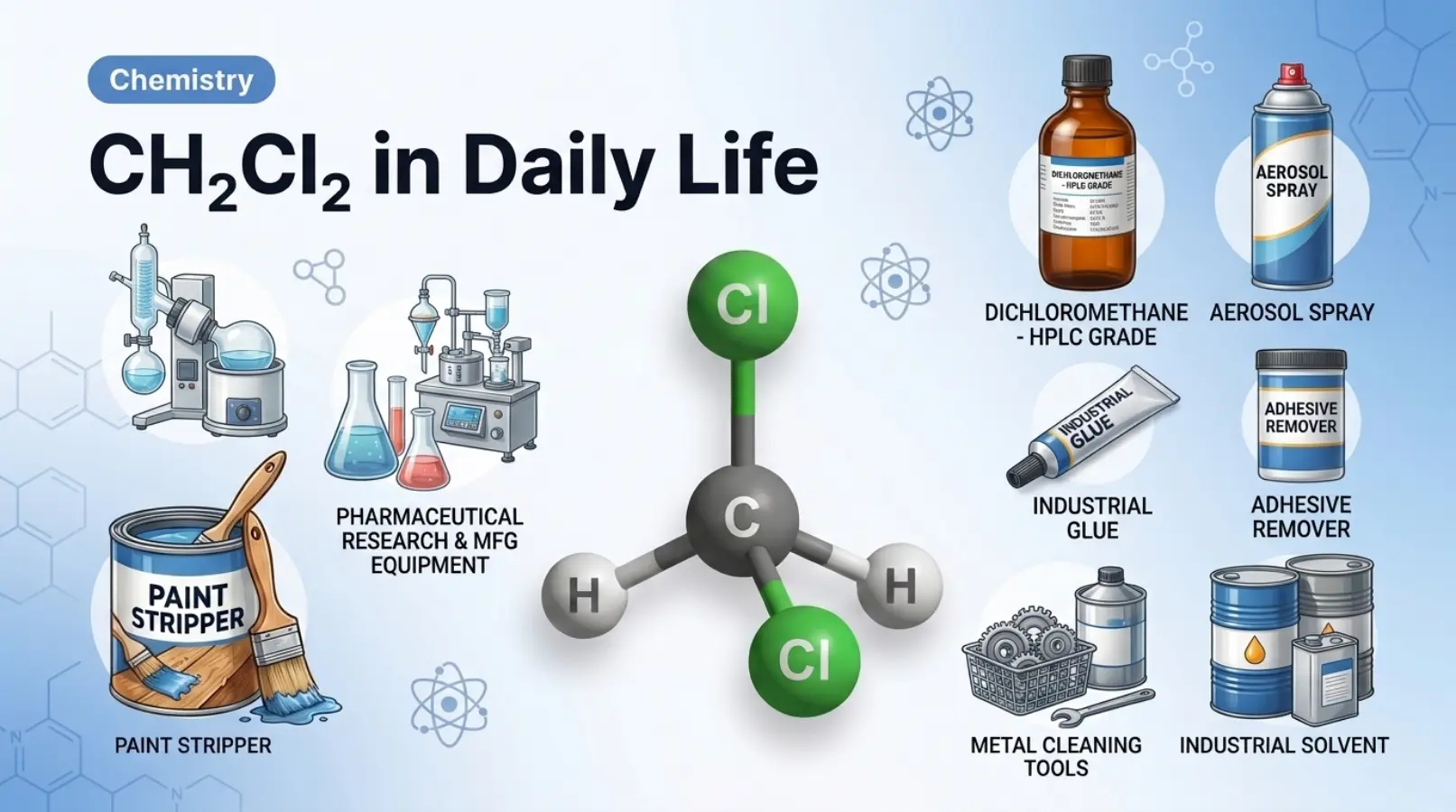 CH2Cl2 in Daily Life