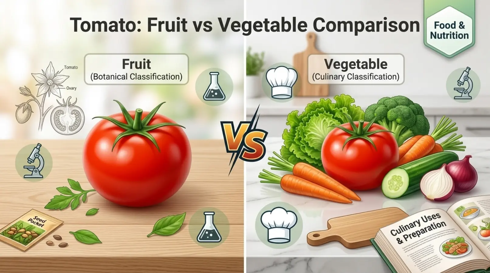 Tomato: Fruit vs Vegetable Comparison