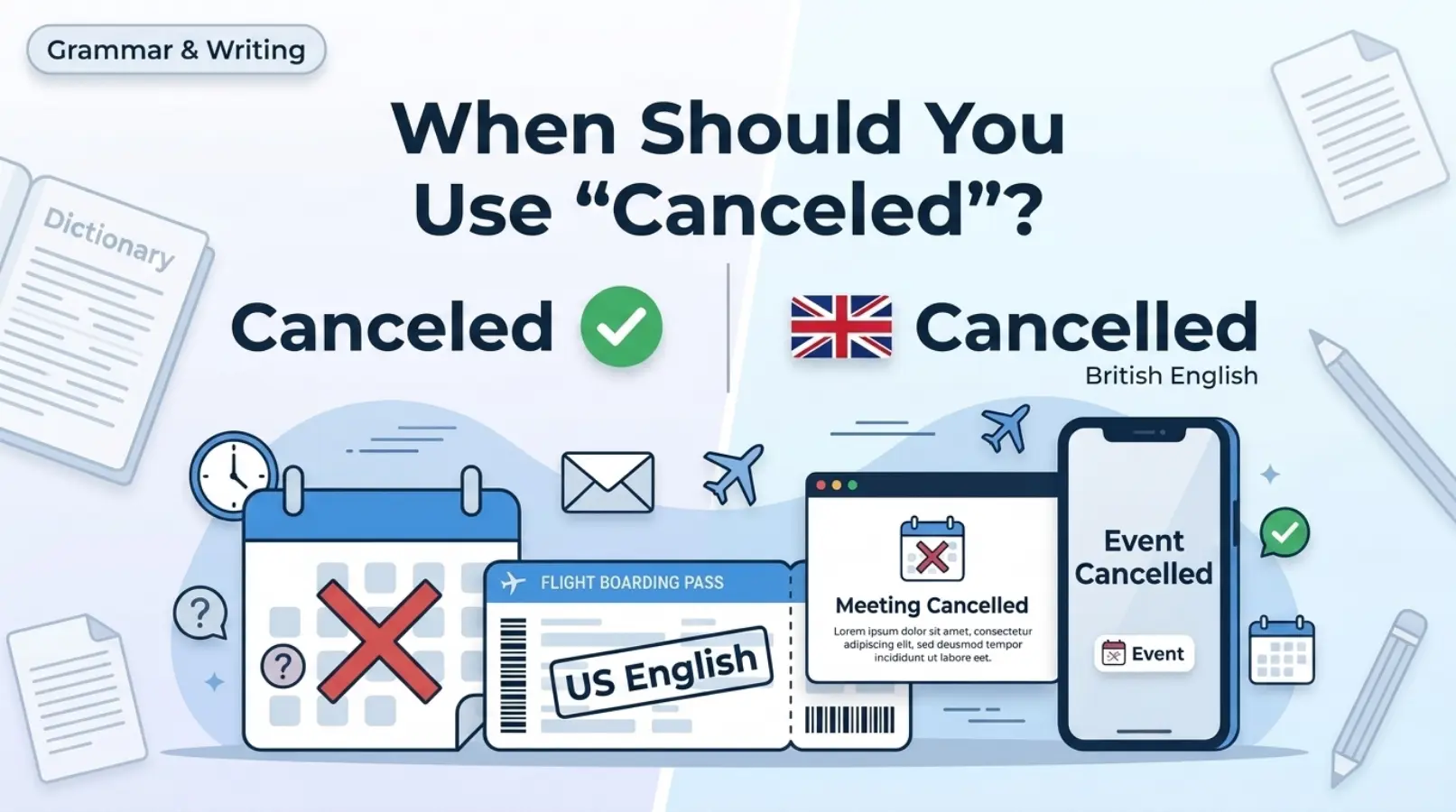 When Should You Use "Canceled"?