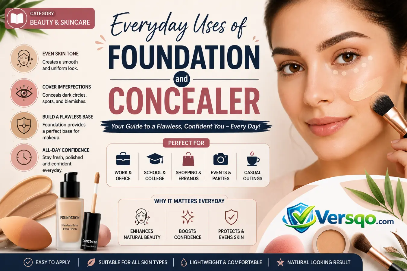 Everyday Uses of Foundation and Concealer