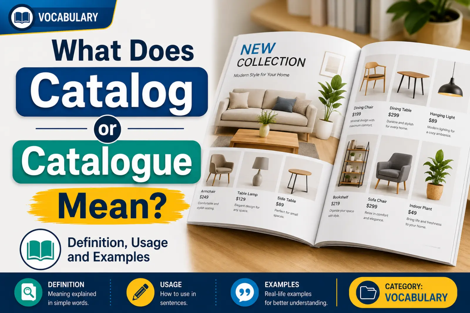 What Does Catalog or Catalogue Mean?