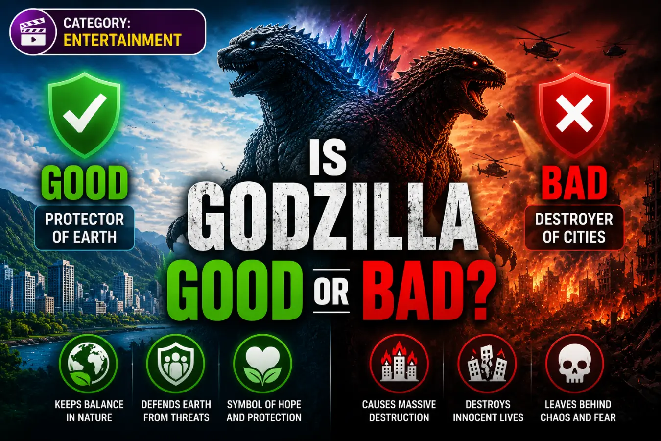 Is Godzilla Good or Bad