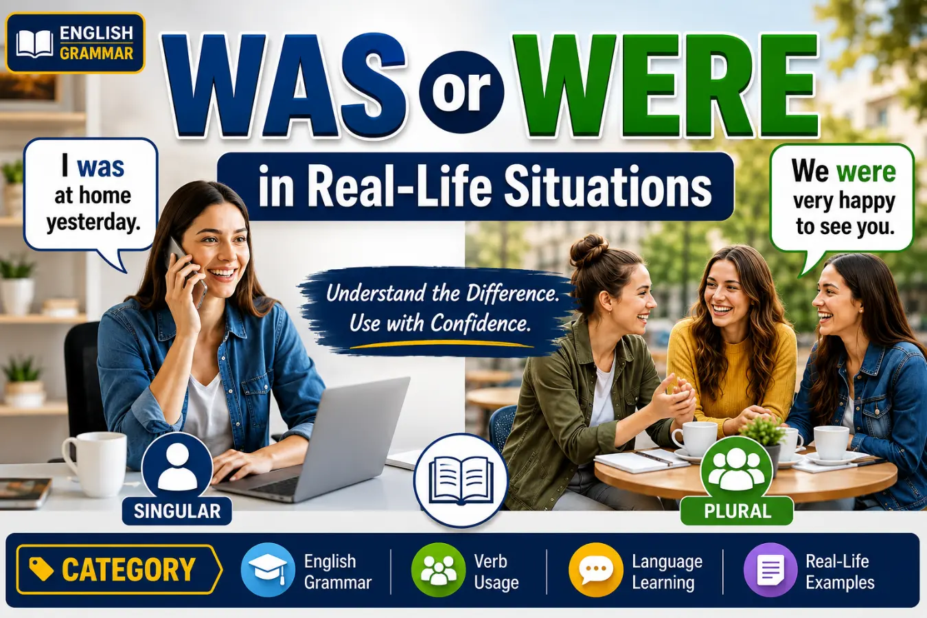 Was or Were in Real-Life Situations