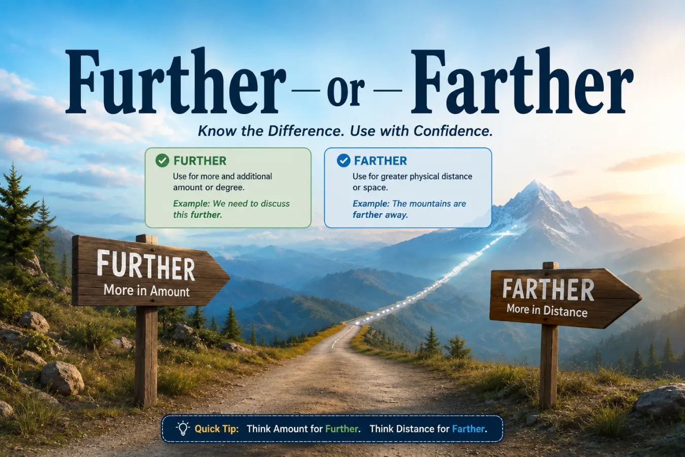 Further or Farther