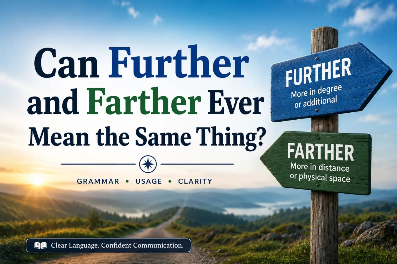 Can Further and Farther Ever Mean the Same Thing?