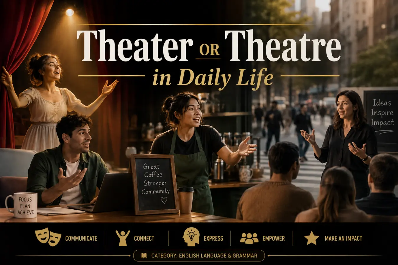 Theater or Theatre in Daily Life