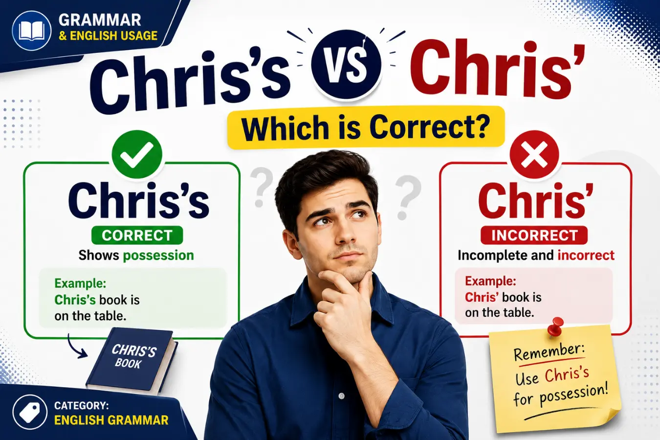 Chris's or Chris'