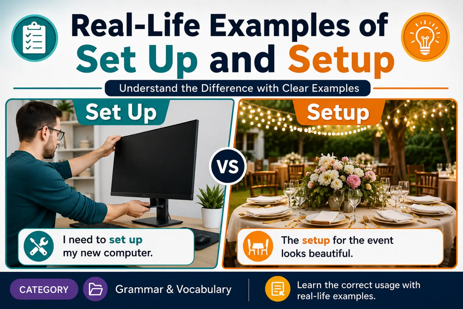 Real-Life Examples of Set Up and Setup