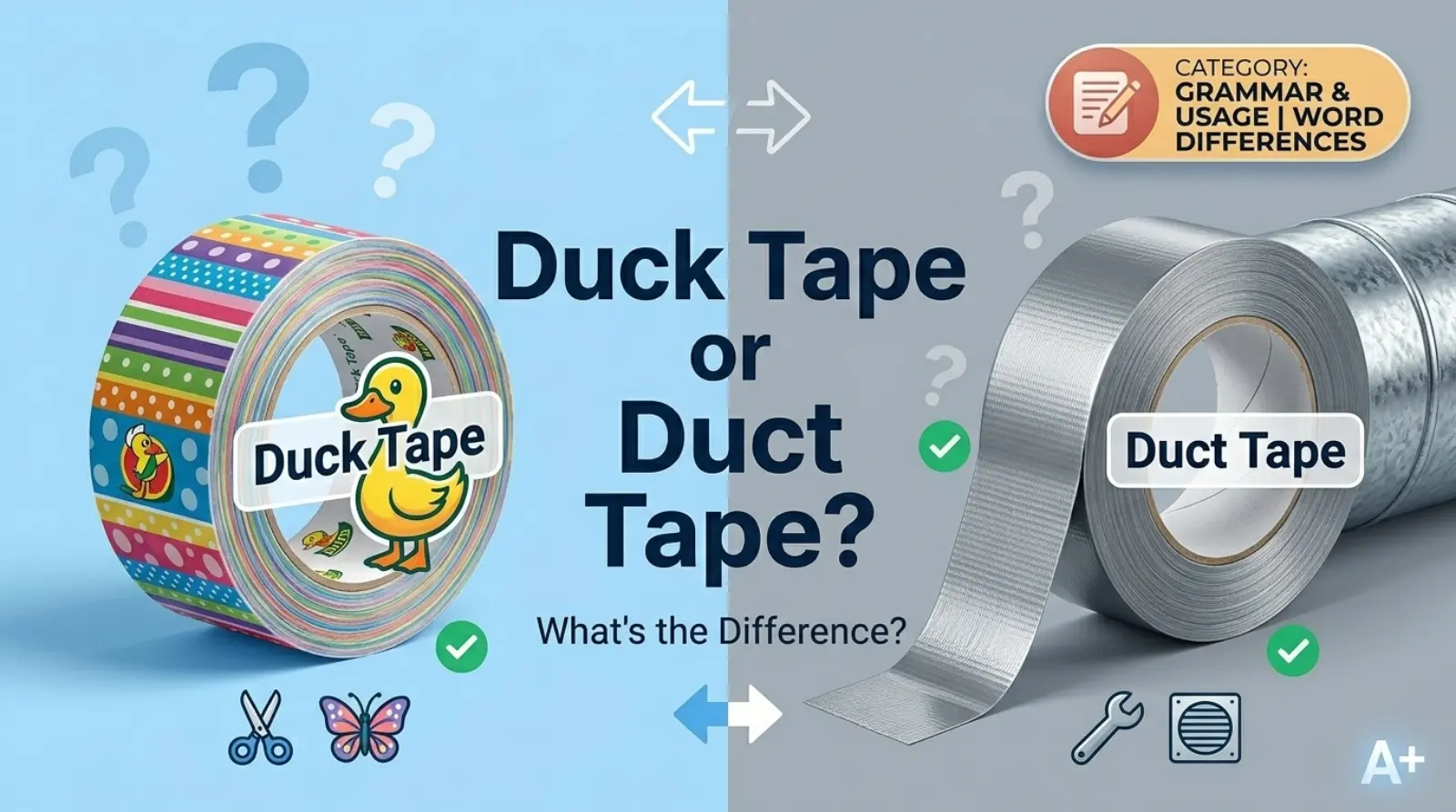duck tape or duct tape