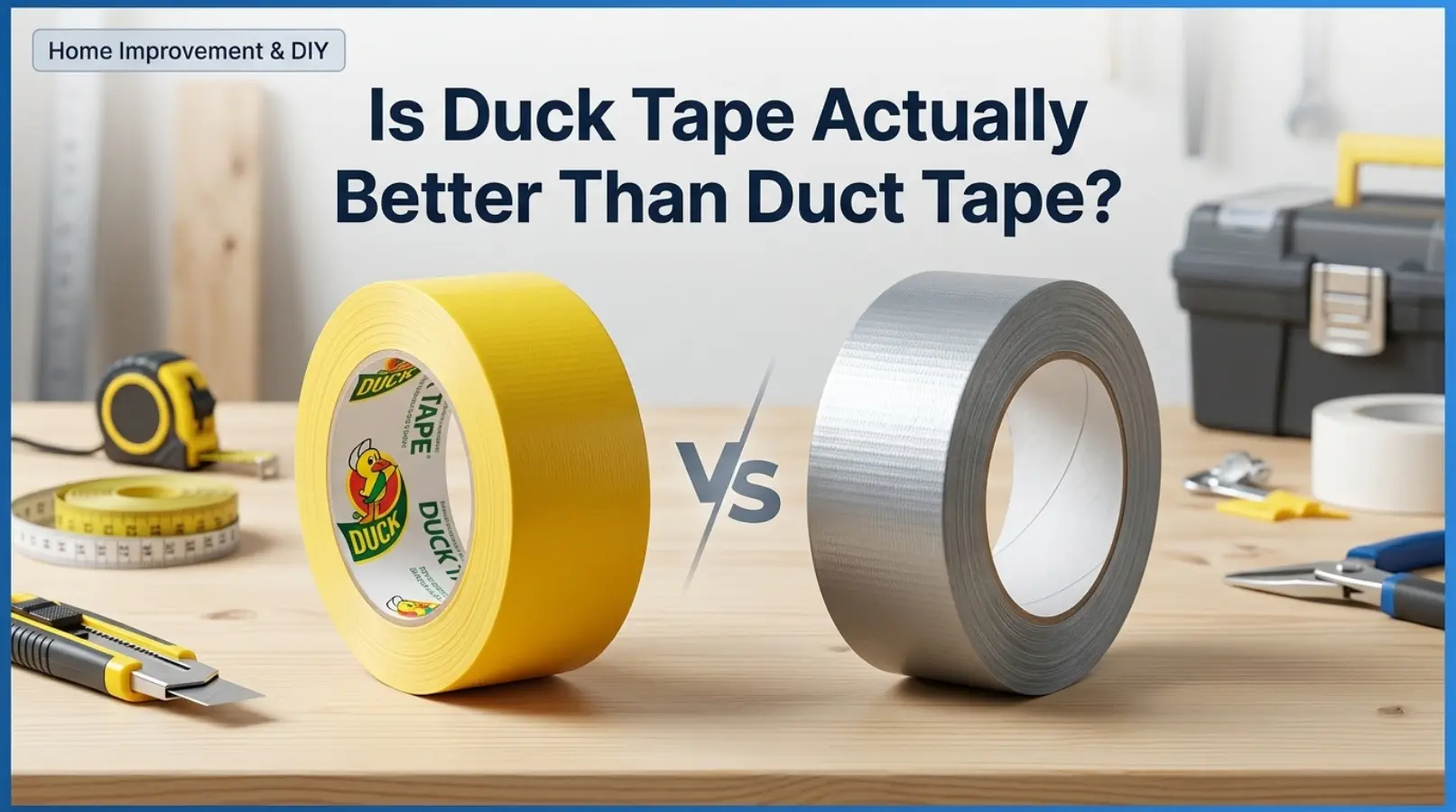 Is Duck Tape Actually Better Than Duct Tape?