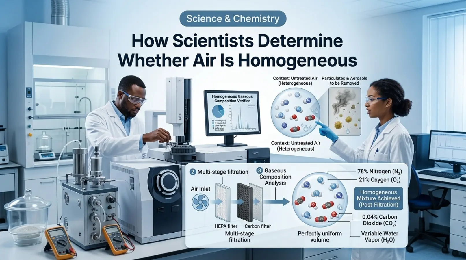 How Scientists Determine Whether Air Is Homogeneous