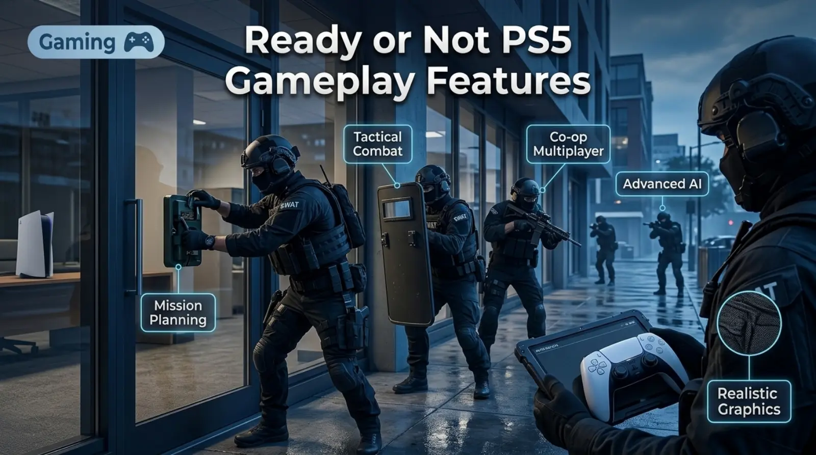 Ready or Not PS5 Gameplay Features