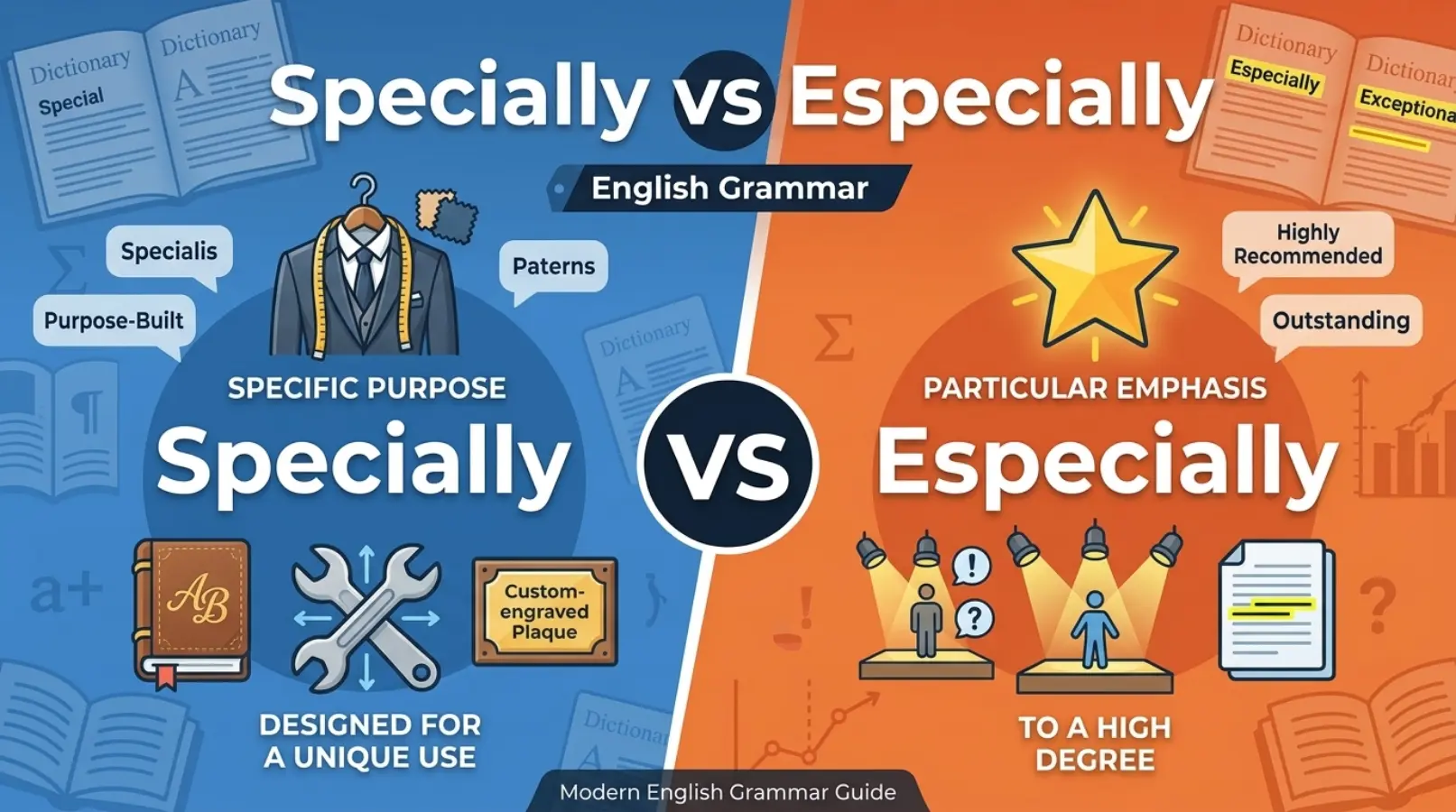 Specially and Especially in Everyday English