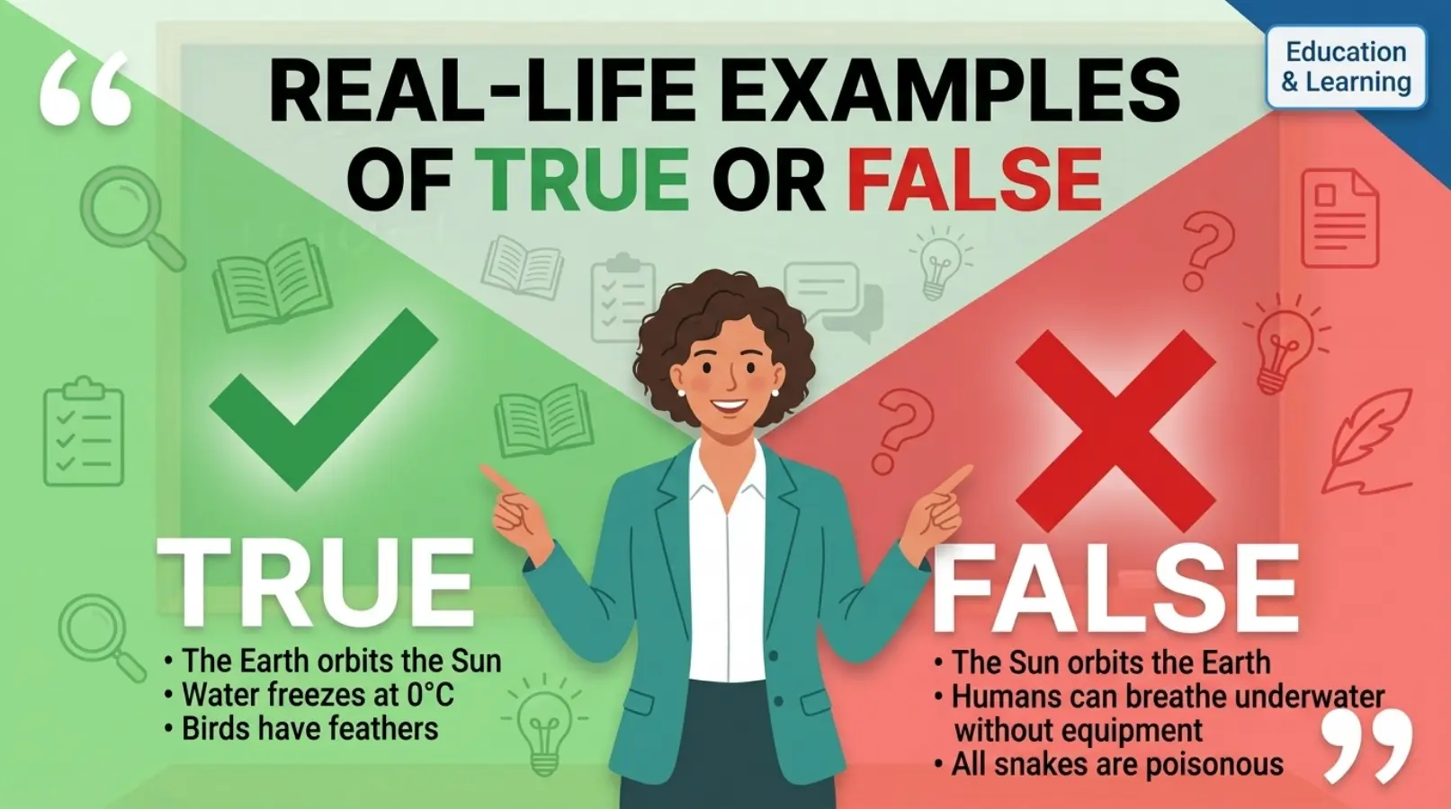 Real-Life Examples of True or False