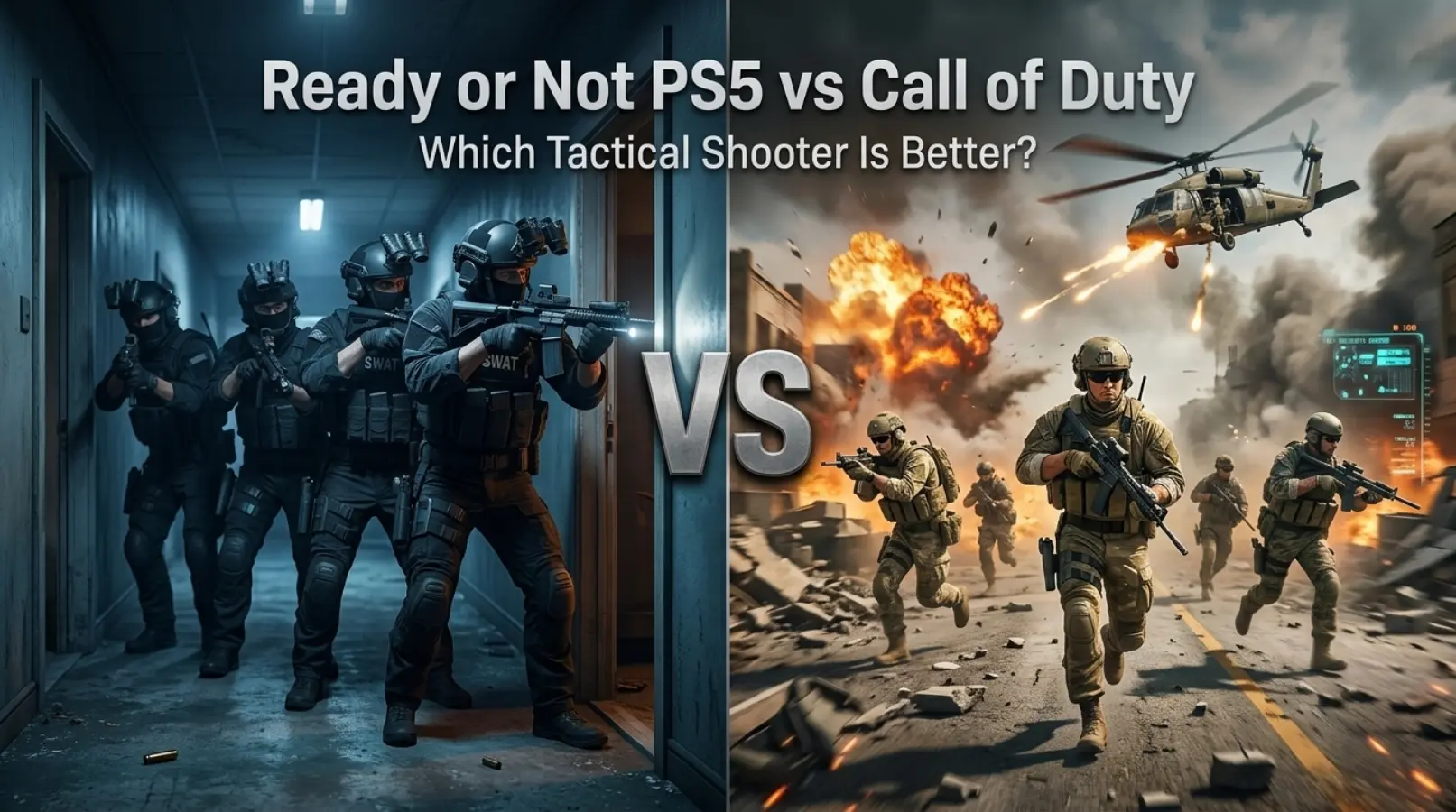 Ready or Not PS5 vs Call of Duty