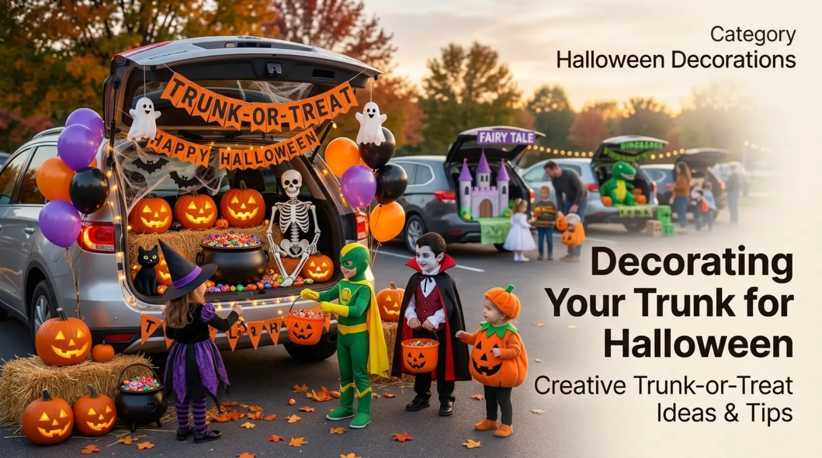 Decorating Your Trunk for Halloween