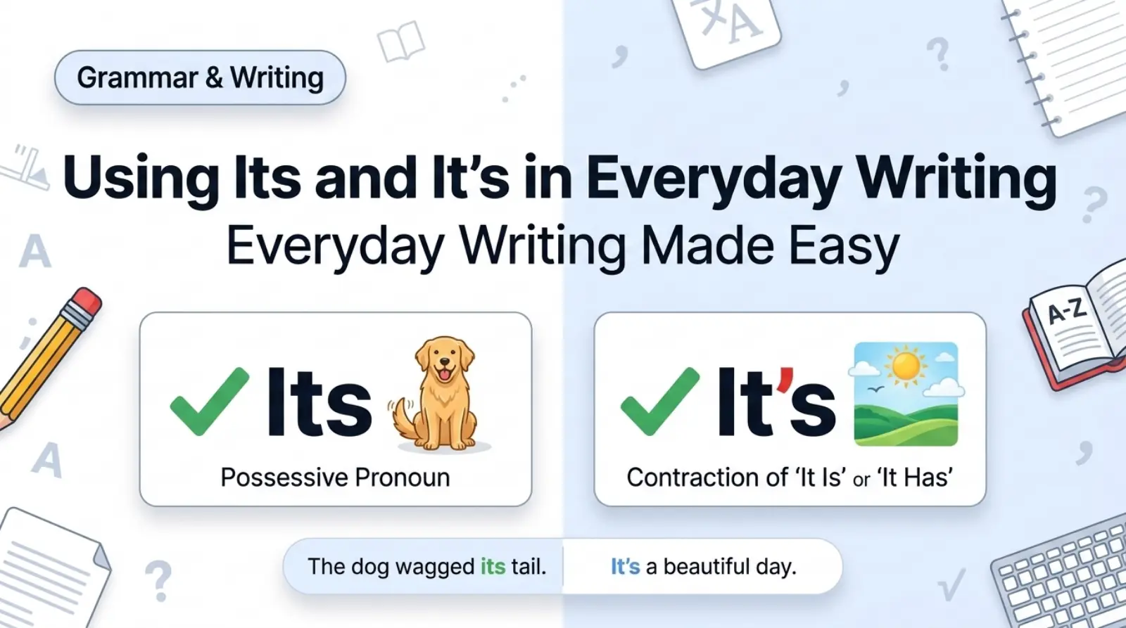 Using Its and It's in Everyday Writing