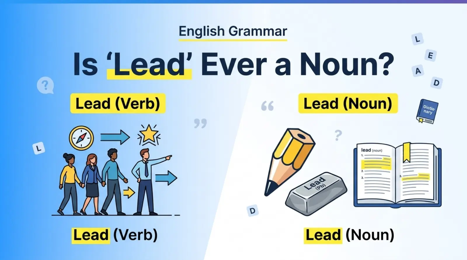 Is "Lead" Ever a Noun?