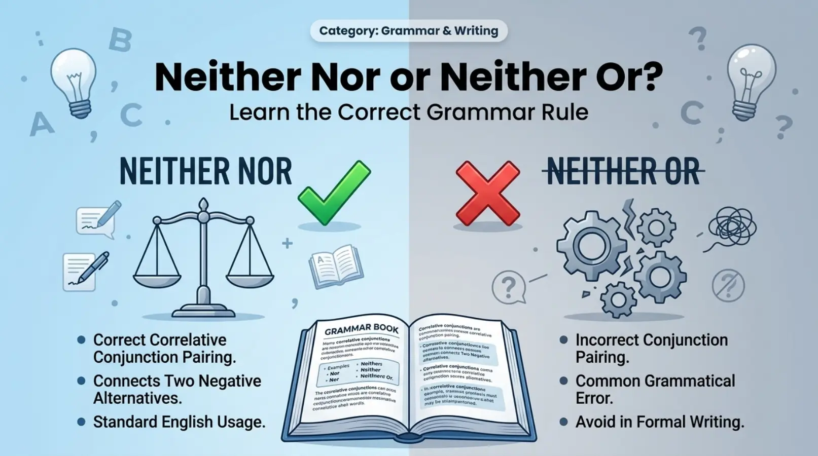 Neither Nor or Neither Or