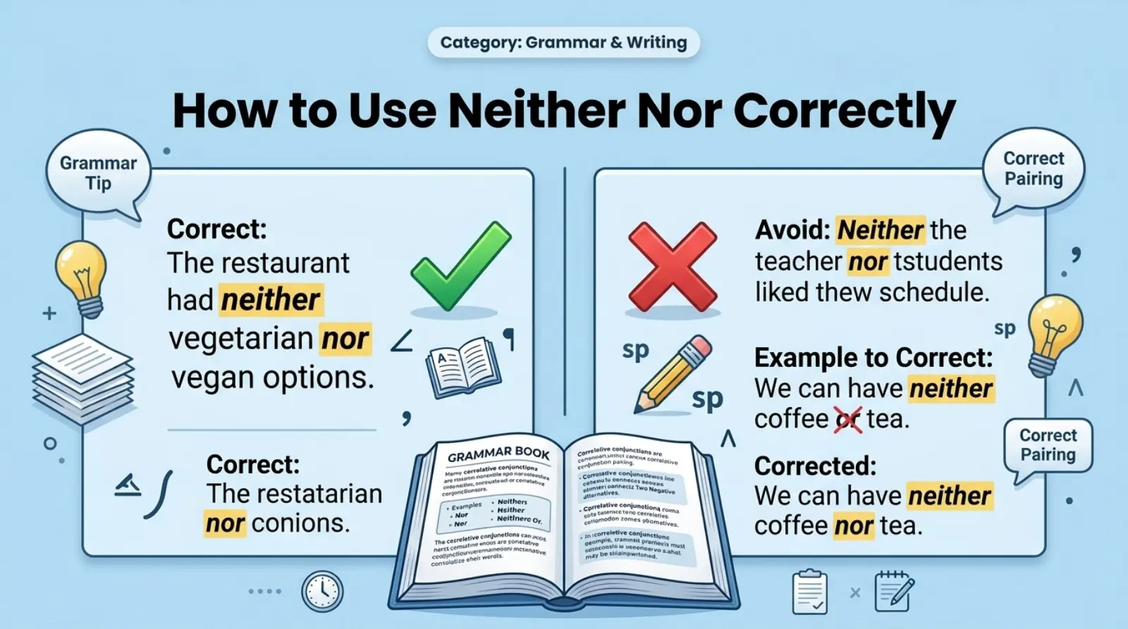 How to Use Neither Nor Correctly