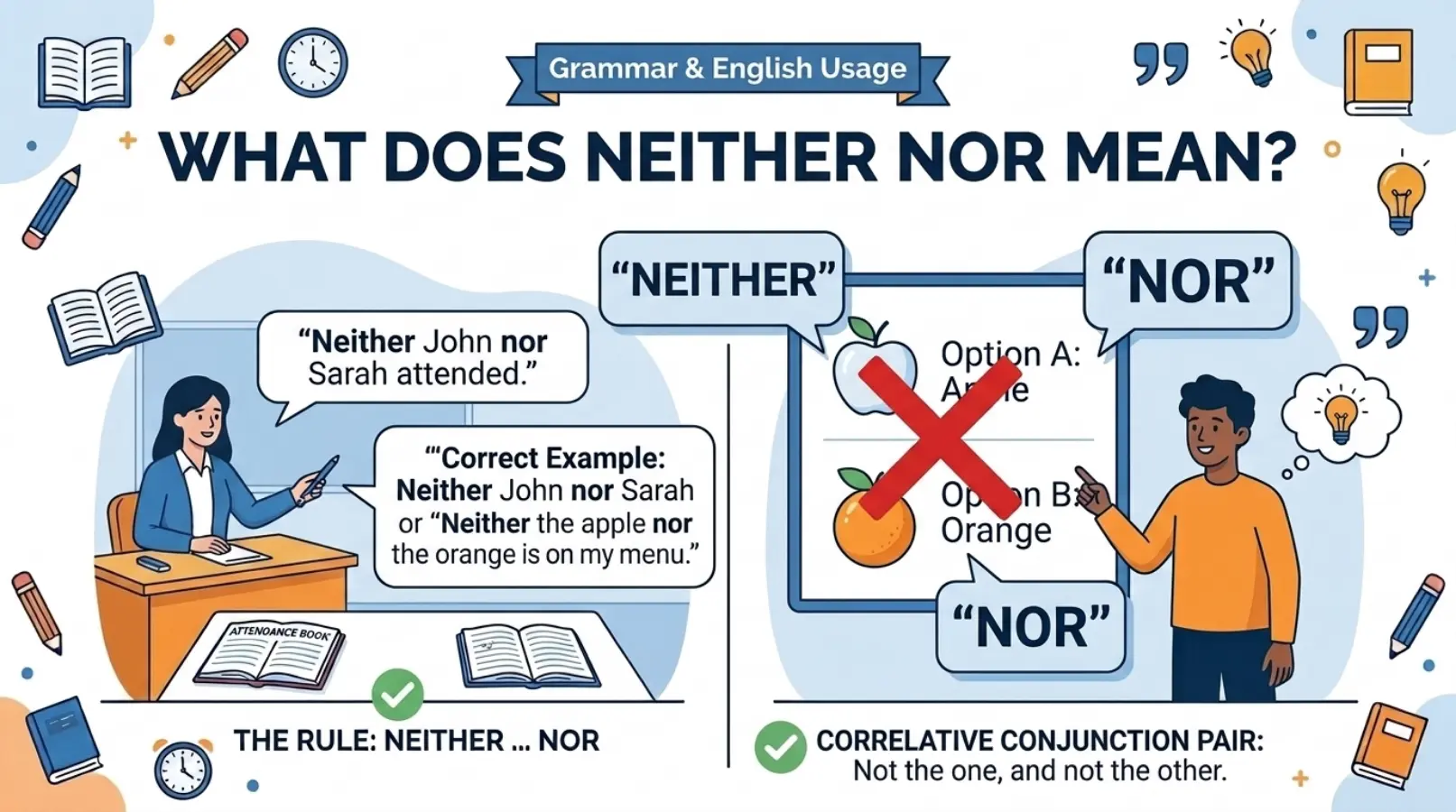What Does Neither Nor Mean?