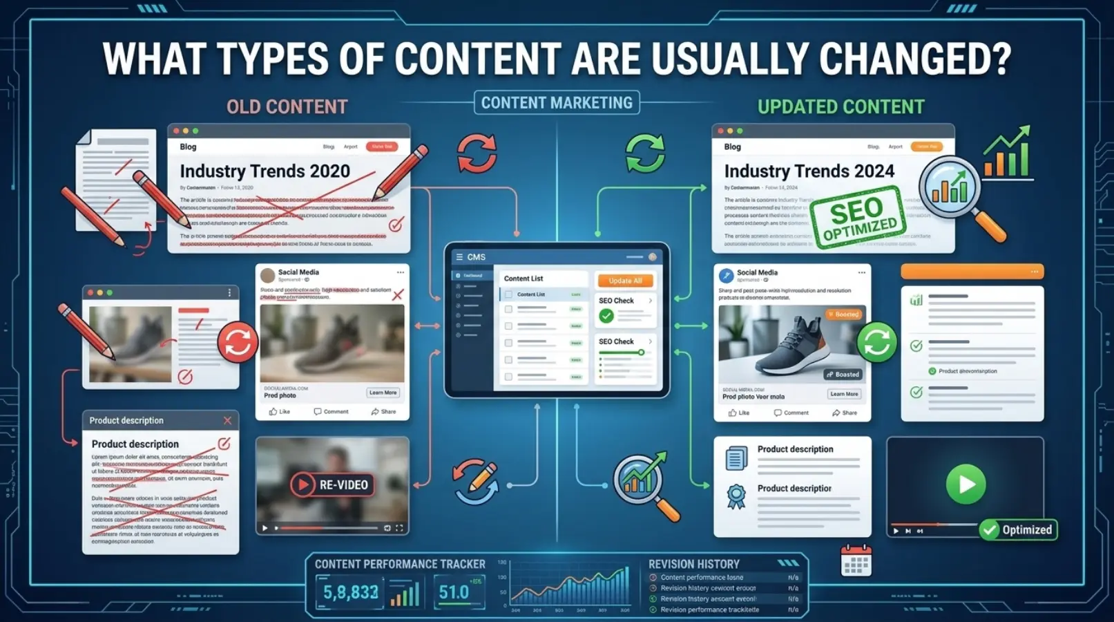What Types of Content Are Usually Changed?