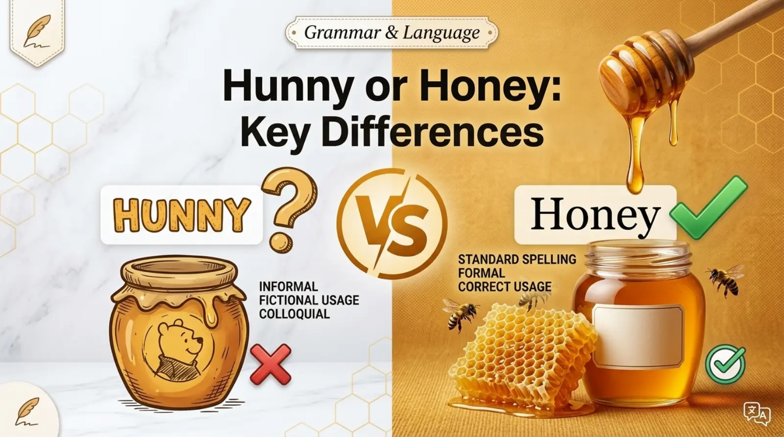 Hunny or Honey: Key Differences