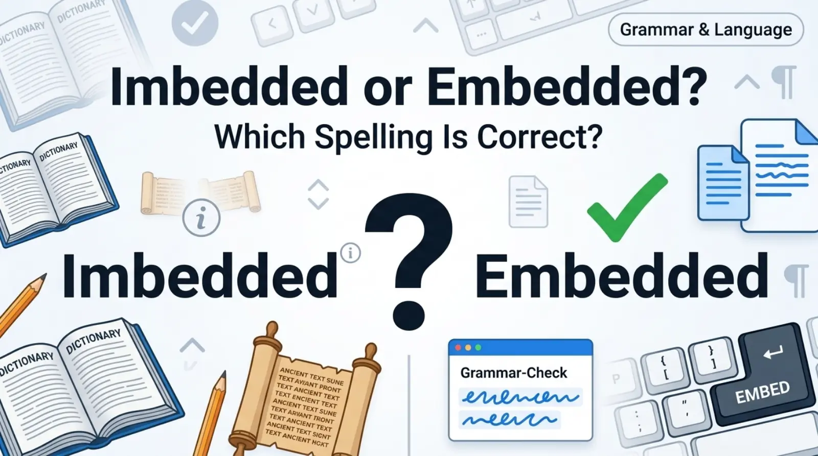 Imbedded or Embedded