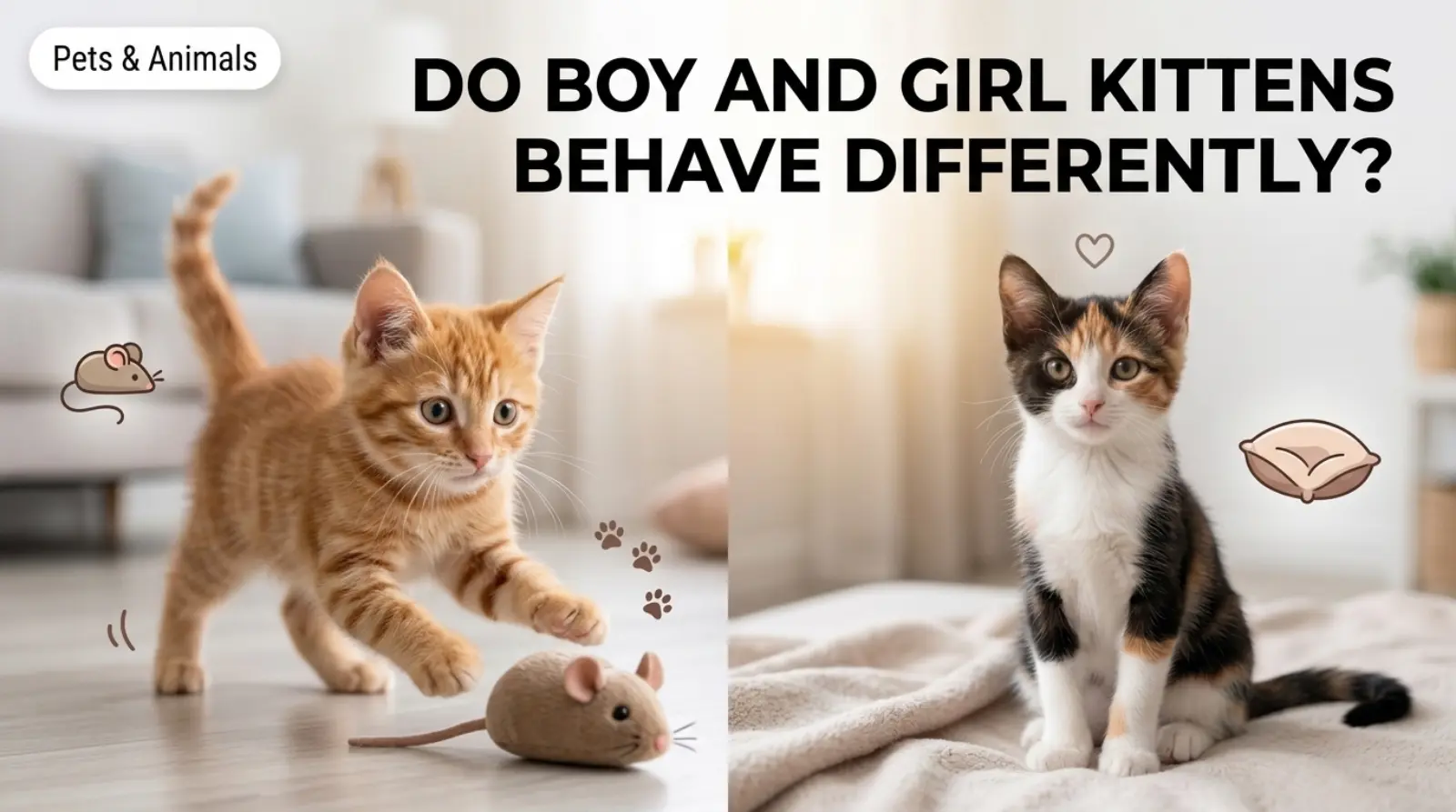 Do Boy and Girl Kittens Behave Differently?