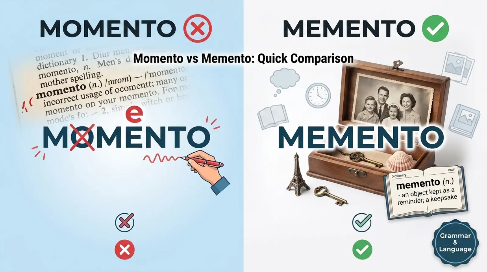 Momento vs Memento: Quick Comparison