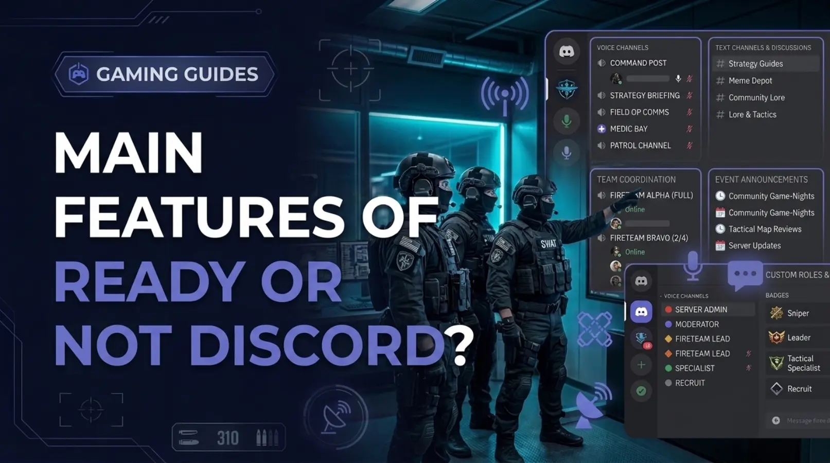 Main Features of Ready or Not Discord
