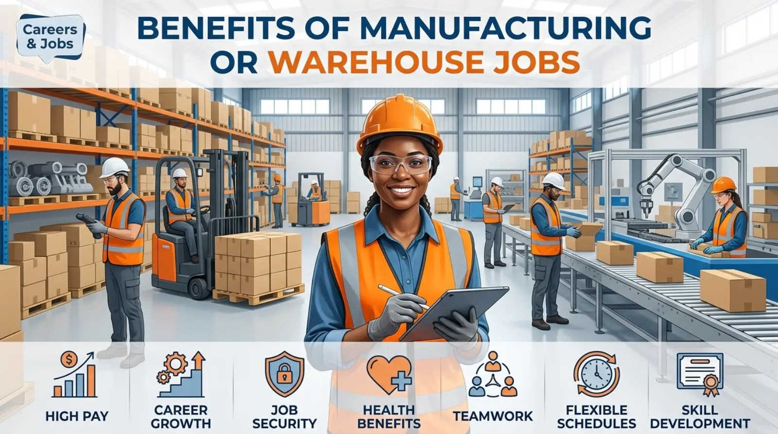 Benefits of Manufacturing or Warehouse Jobs