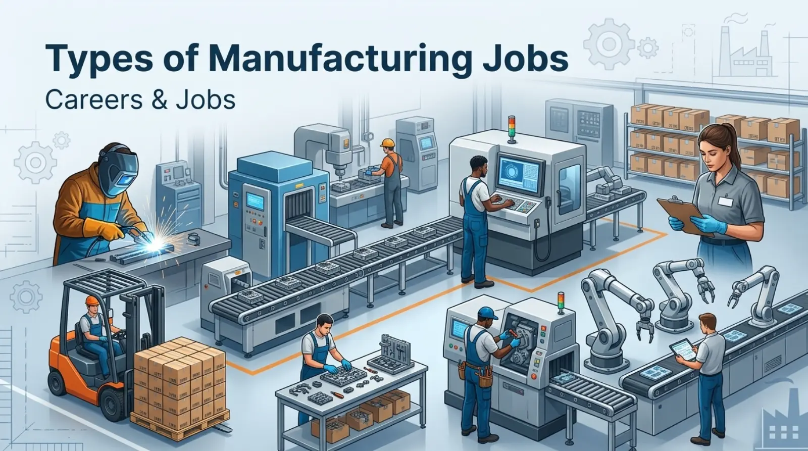 Types of Manufacturing Jobs