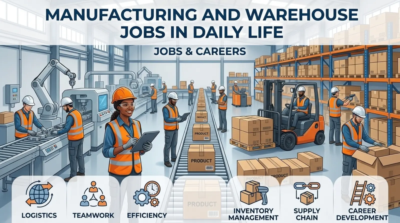 Manufacturing and Warehouse Jobs in Daily Life