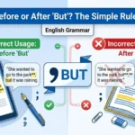 Comma Before or After But