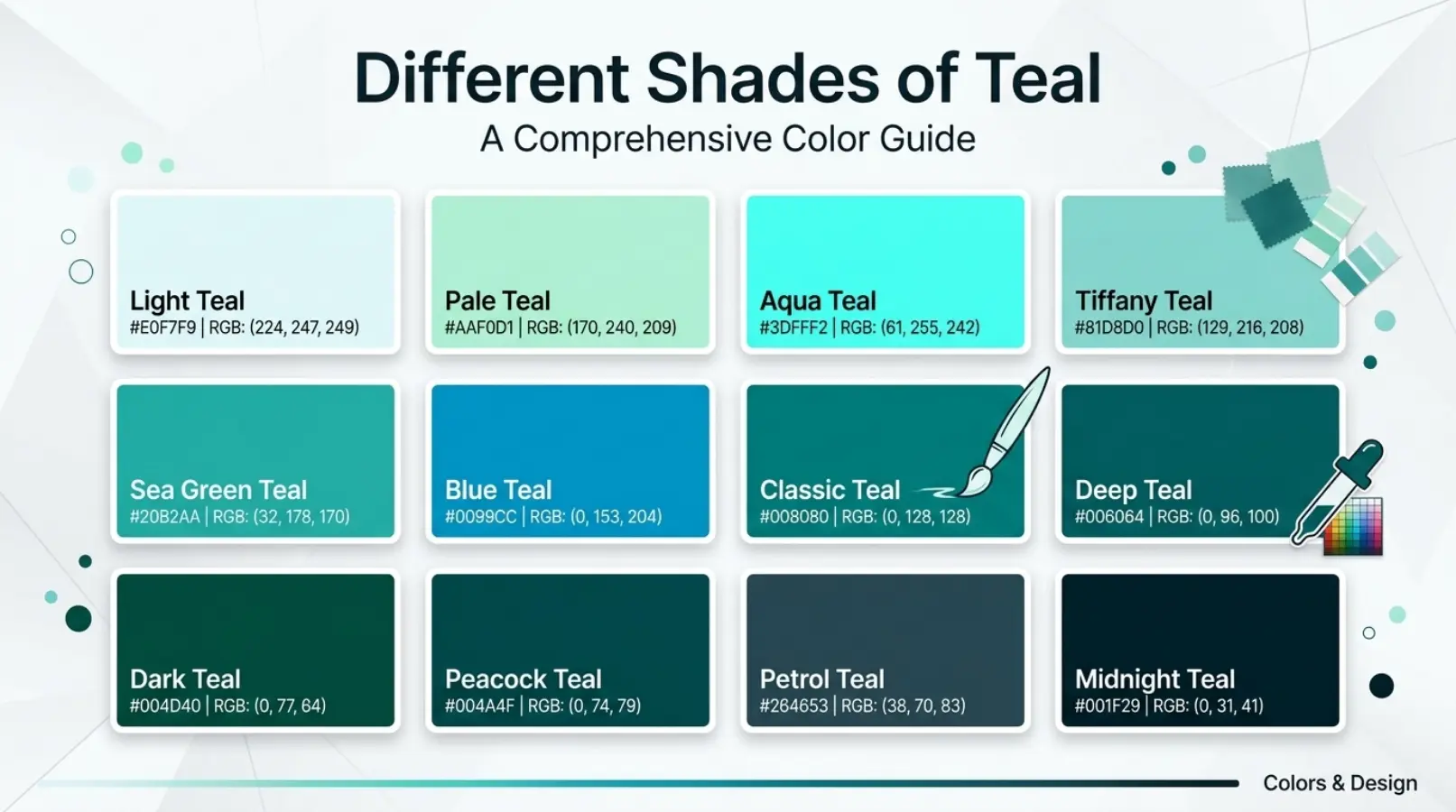 Different Shades of Teal