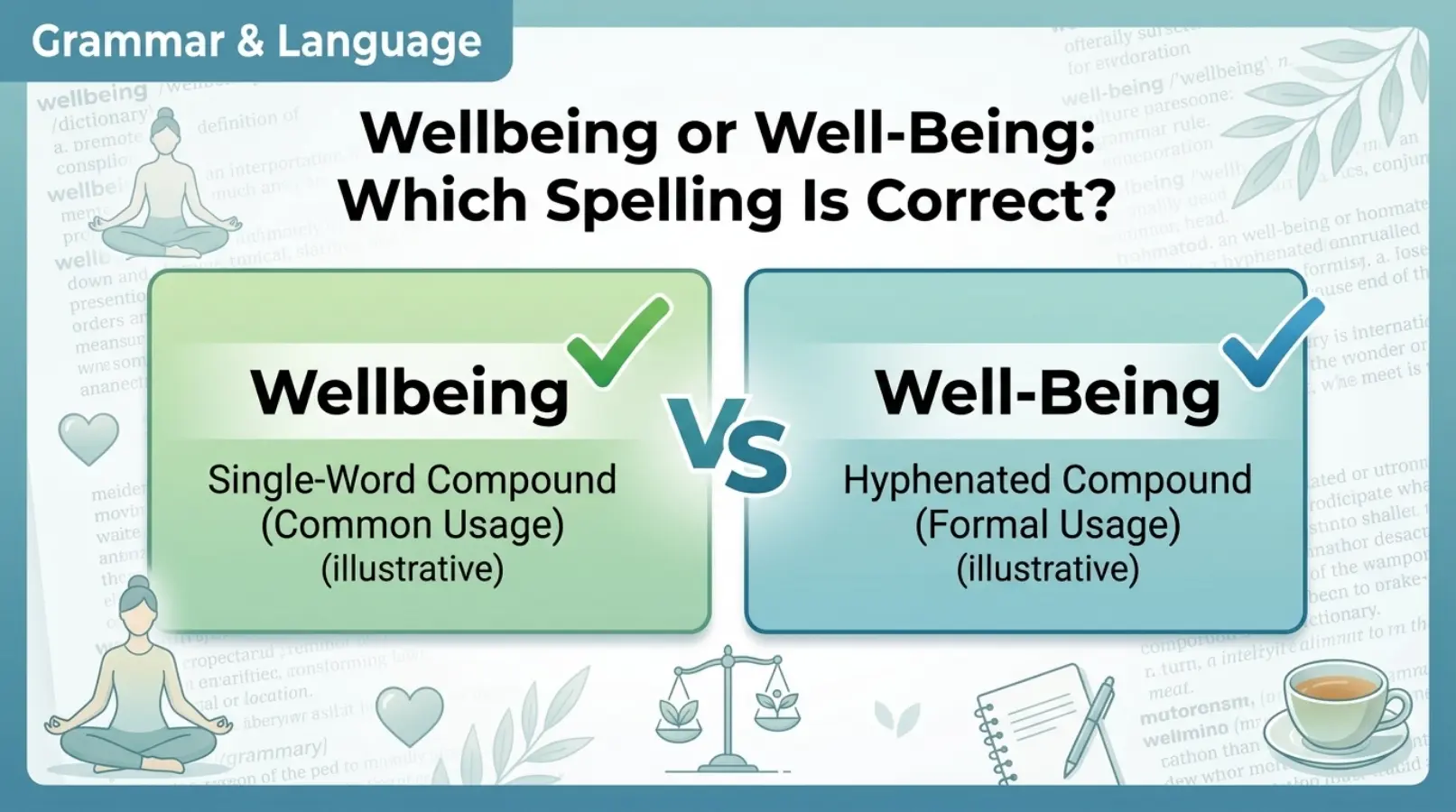 Wellbeing or Well-Being