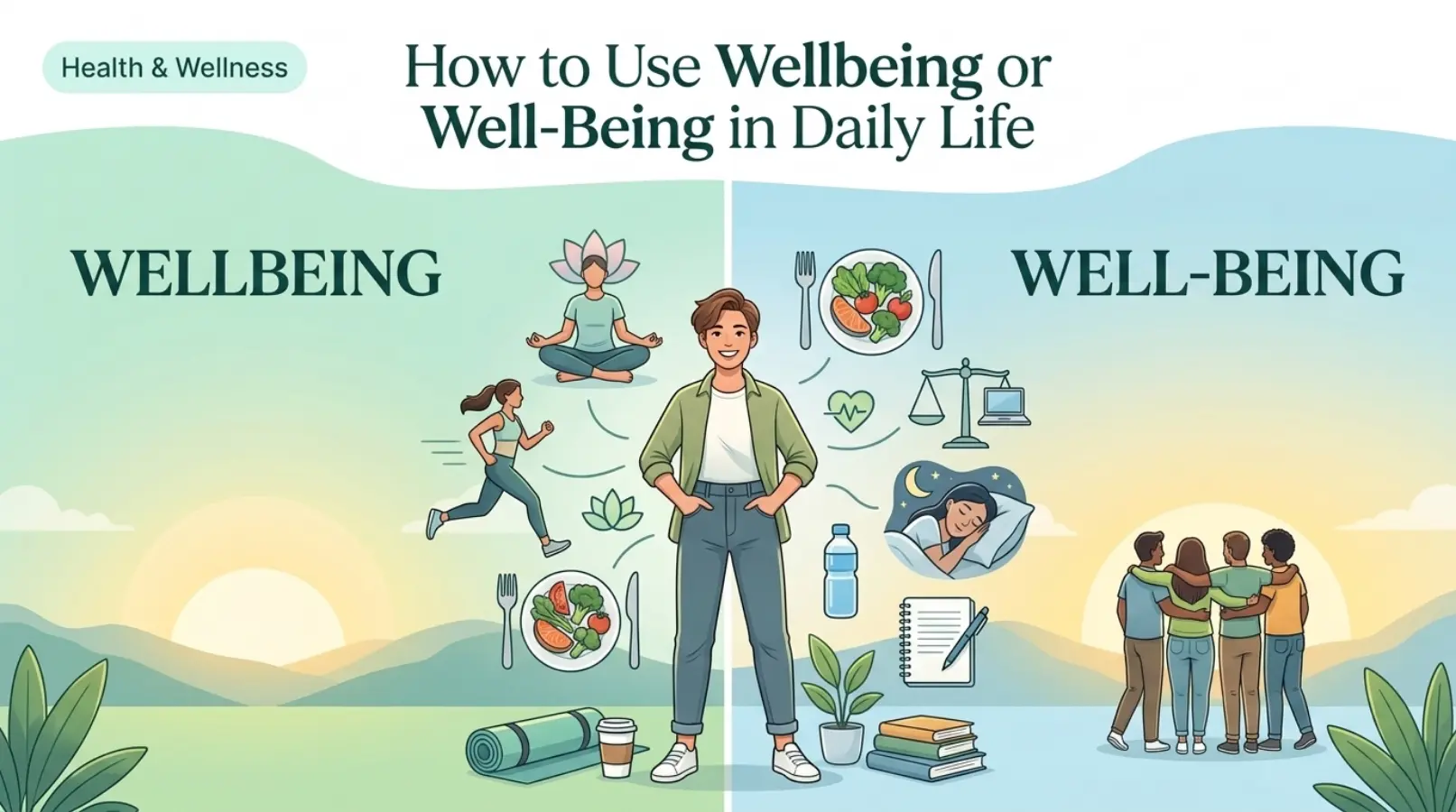 How to Use Wellbeing or Well-Being in Daily Life