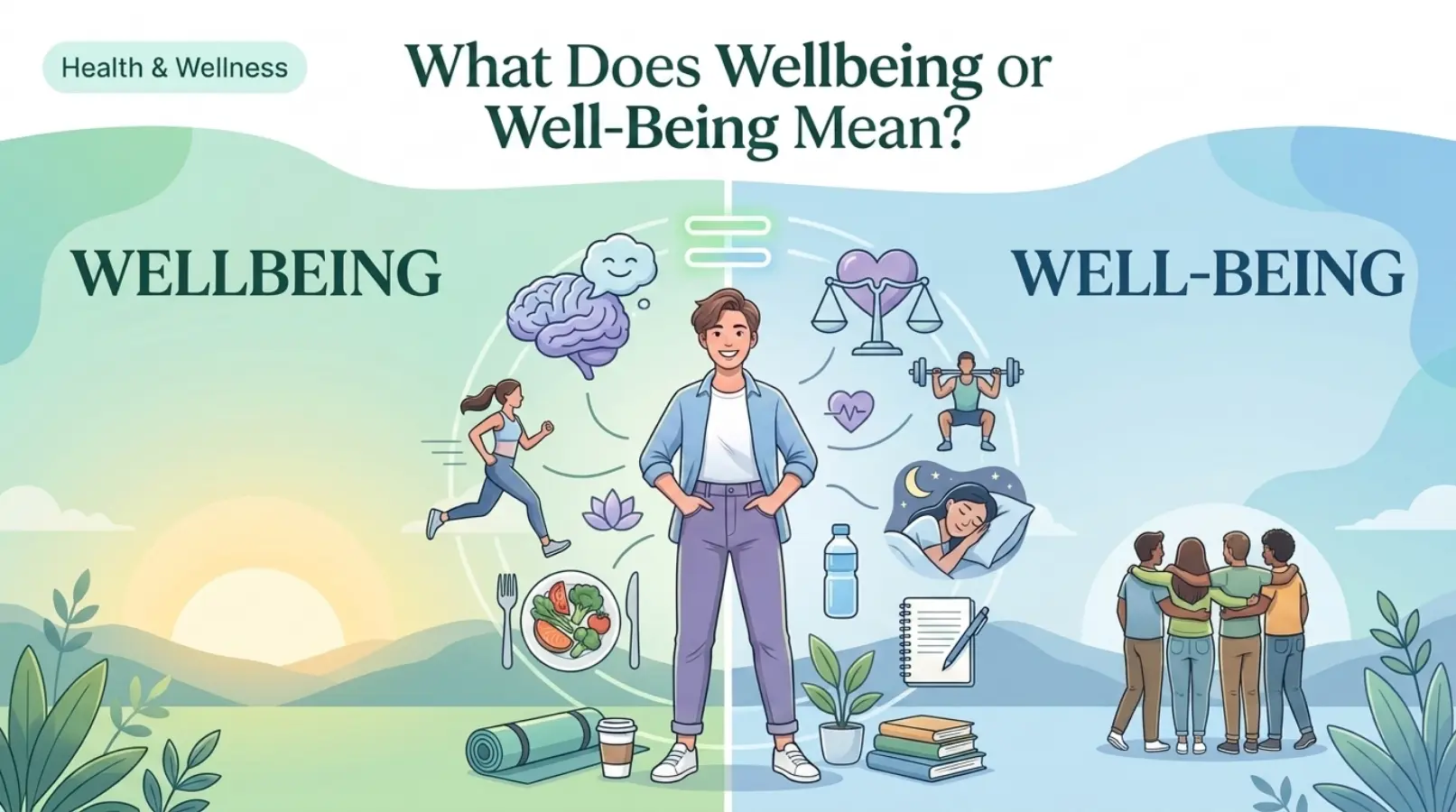 What Does Wellbeing or Well-Being Mean?