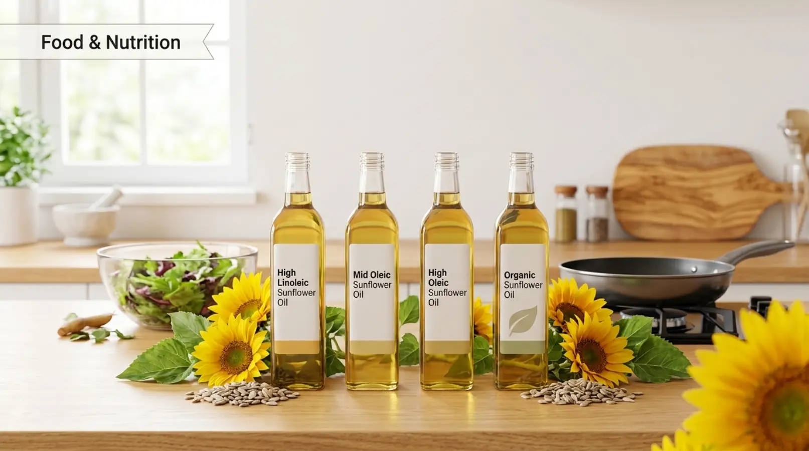 Types of Sunflower Oil
