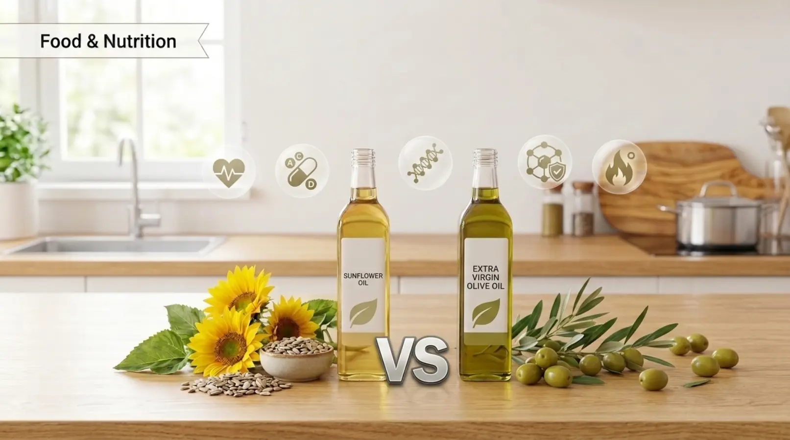 Sunflower Oil vs Olive Oil