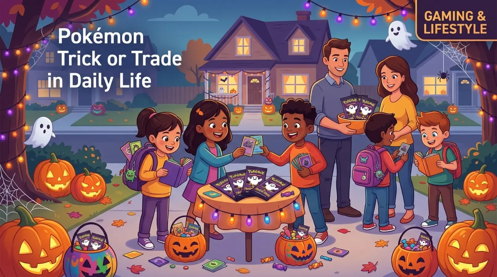 Pokémon Trick or Trade in Daily Life