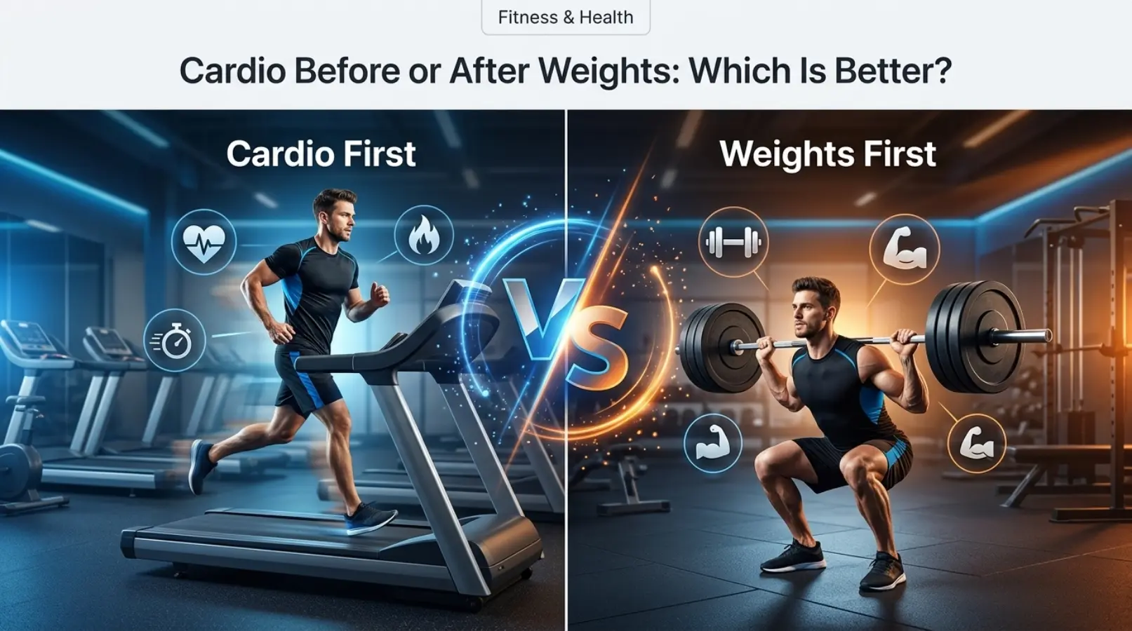 Cardio Before or After Weights
