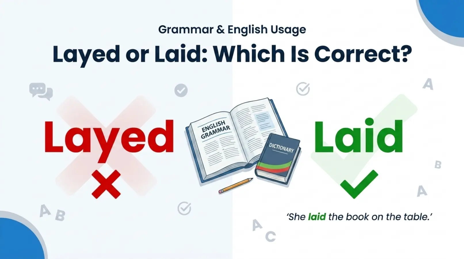 Layed or Laid